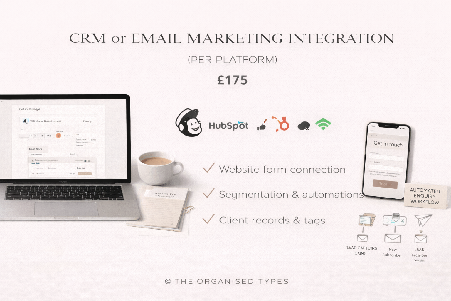 CRM or Email Marketing Integration