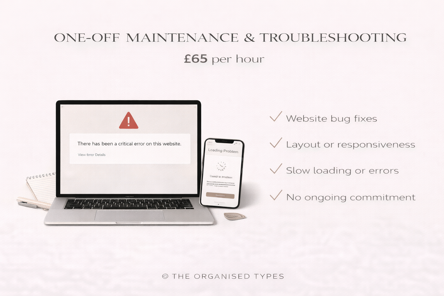 One-off Maintenance & Troubleshooting